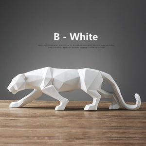 Scandinavian Modern Abstract Cheetah Sculpture