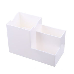 1 PCS TV remote control plastic storage rack mobile phone holder washable home office storage box desktop pen holder organizer