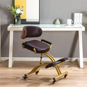 Canberra - Adjustable ergonomic kneeling chair designed to address orthopaedic back pain.