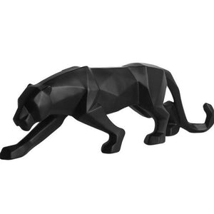 Modern Abstract Panther Sculpture
