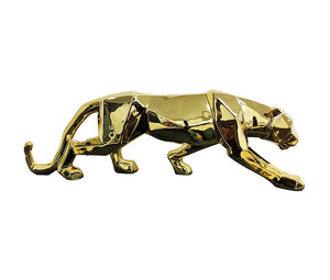 Modern Abstract Panther Sculpture