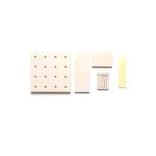 Load image into Gallery viewer, Ins Stylish Plastic Peg Board Wall-mounted Storage Shelf Holder Kitchen Living Room Bathroom Decoration Home Wall Organizer Rack