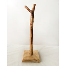Load image into Gallery viewer, wooden horn shaped country style toilet roll holder stand - funkchez