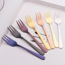 Load image into Gallery viewer, FUNKY DESSERT FORKS SET OF 7