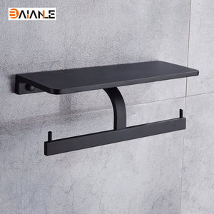 The Loo Ledge Dual - Toilet Paper Holder with Shelf