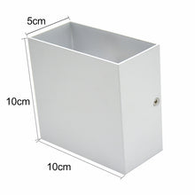 Load image into Gallery viewer, white body frame with size specifications of the cube light