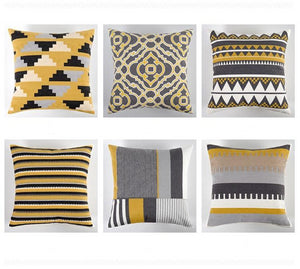 6 cushion covers in abstract designs and different colours -FunkChez