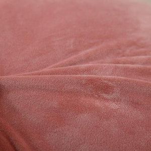 closeup of a magenta pink velvet fabric