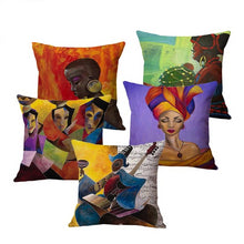 Load image into Gallery viewer, 5 cushion covers from the beaute culture throw collection