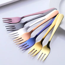 Load image into Gallery viewer, FUNKY DESSERT FORKS SET OF 7