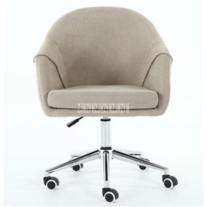 Darwin - Short flannelette chair with lifting, spring back and full rotational swing