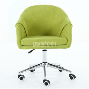 Darwin - Short flannelette chair with lifting, spring back and full rotational swing