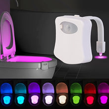 Load image into Gallery viewer, motion sensor 16 led changing toilet bowl lights FunkChez