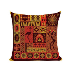 Load image into Gallery viewer, cushion cover with abstract african tribal images