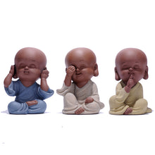 Load image into Gallery viewer, speak no evil, hear no evil and see no evil mini baby figurines