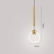 Load image into Gallery viewer, prague pendant light with size specifications