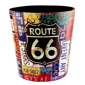 RETRO LEATHER DUSTBIN FunkChez