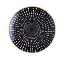 Load image into Gallery viewer, BLACK AND WHITE DOTTED PLATE - FUNKCHEZ