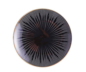 BLACK AND WHITE LINES SEPHORA PLATE- FUNKCHEZ