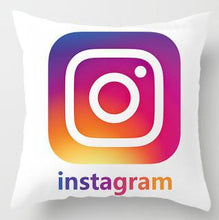 Load image into Gallery viewer, INSTAGRAM LOGO PRINTED ON A CUSHION COVER