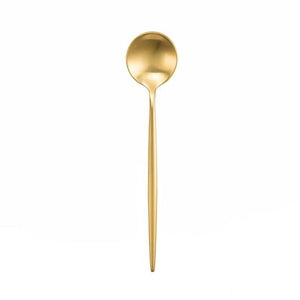 Classy Ains Gold Plated cutlery large spoon