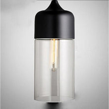 Load image into Gallery viewer, URBANE BLACK AND GLASS PENDANT LIGHT - FUNKCHEZ
