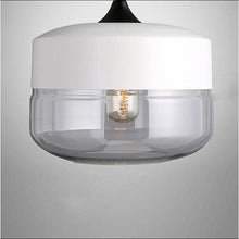 Load image into Gallery viewer,  URBANE WHITE AND GLASS PENDANT LIGHT - FUNKCHEZ